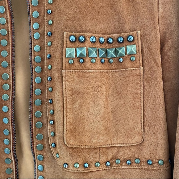 Double D Ranch | EUC Suede Leather Jacket - Picture 4 of 11